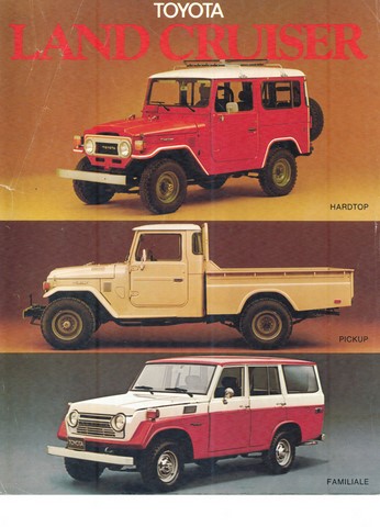 Toyota Land Cruiser - Hardtop, Pickup, Familiale - 1978